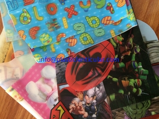 China PLASTIC LENTICULAR soft lenticular sheeting printing clothing tpu 3d lenticular fabric clothing supplier