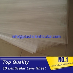 China Czech 75 lpi 3D PP PET lenticular material 0.45mm thick plastic lenticular sheet for 3D lenticular printing supplier