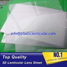 China Transparent different LPI lenticular sheets High Quality PET 75 lpi 3d Lenticular Lens Sheet sale and export Lithuania supplier