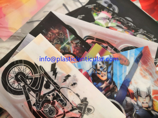 China PLASTIC LENTICULAR 3d flip effect soft pvc 3d lenticular patch soft TPU printing patches with 3d lenticular sheet supplier