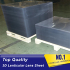 PLASTIC LENTICULAR 100 LPI 0.58MM 3D plastic film lenticular printing sheet PP PET lenticular sheet importer in usa