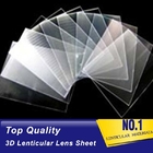 La hoja lenticular de 75 LPI es la lente lenticular estandar en el mundo pet 3d lenticular lens sheet buy online