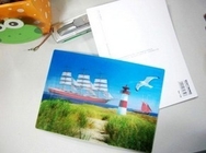 PLASTIC LENTICULAR custom 3d lenticular postcards 3D post card printing flip postcards